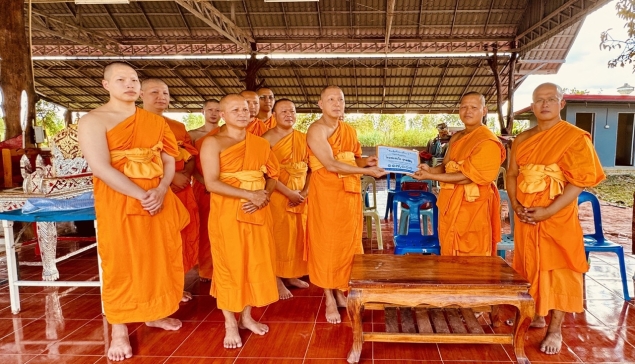 สหพันธ์มหาเปรียญฯ ร่วมบุญบำเพ็ญกุศล โยมพ่อสมใจ สุขเจริญ
